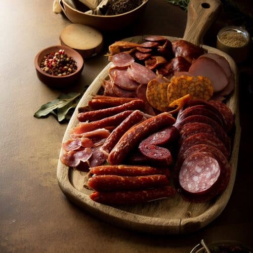 Beef casings for sausages